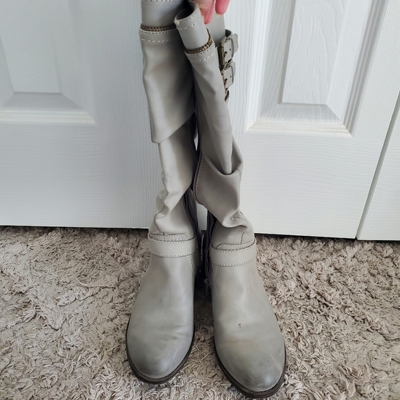 White Mountain Ranger tall gray riding boots - Picture 7 of 8